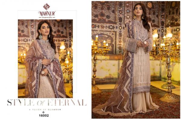 Mahnur Vol 16 Embroidered Georgette Designer Pakistani Suit Collection